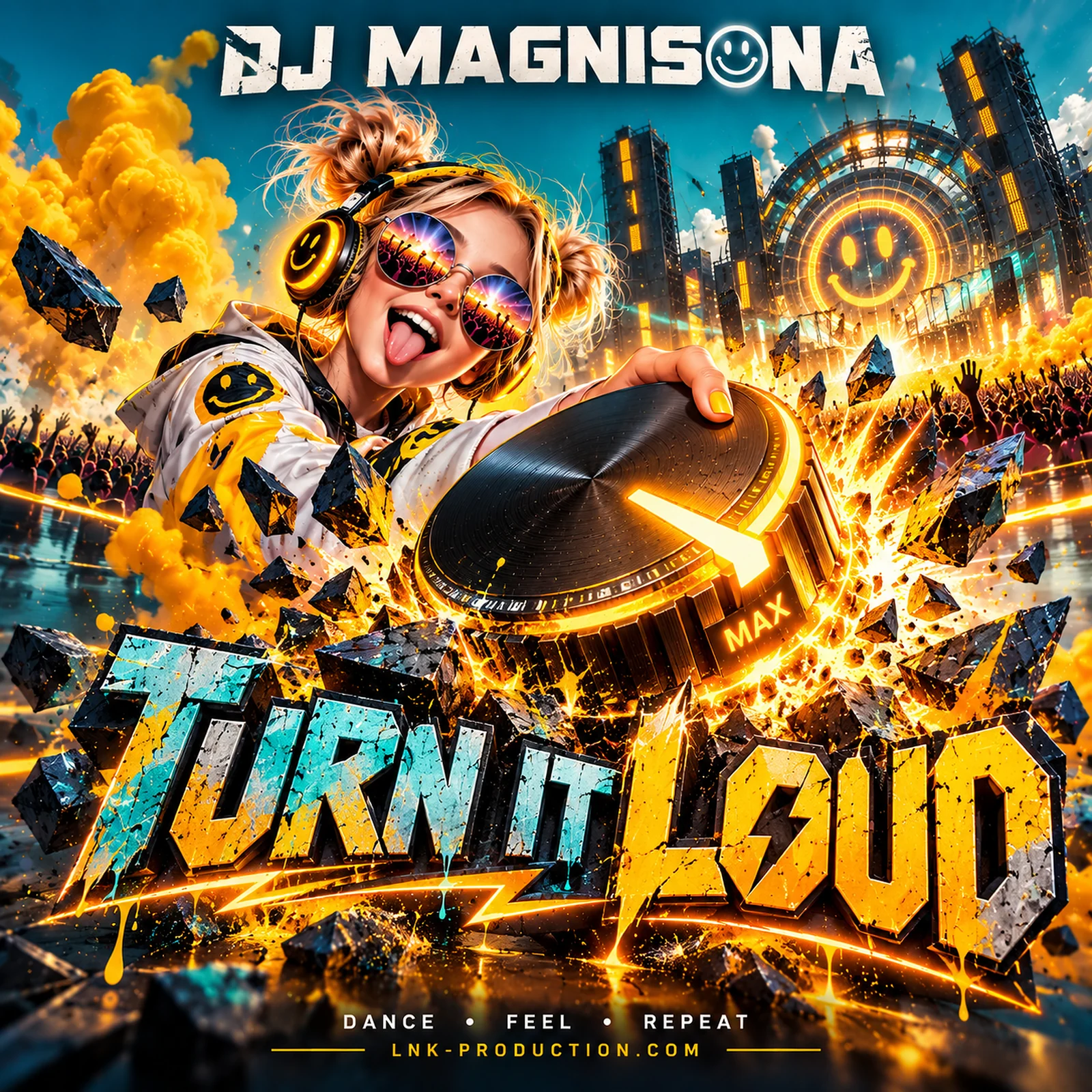 Pochette single Turn It Loud